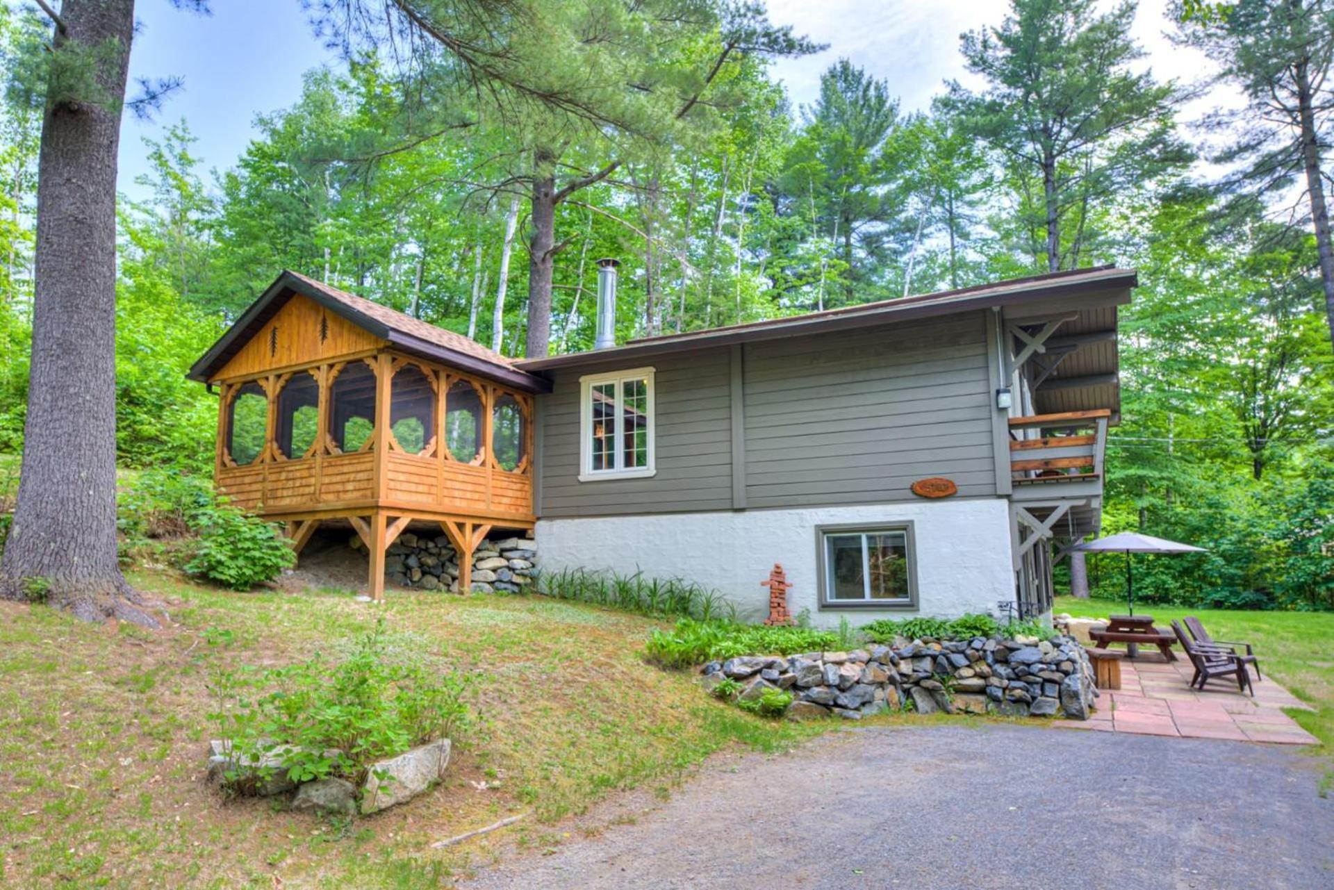 Domaine Chalets Des Pins Rawdon Exterior foto