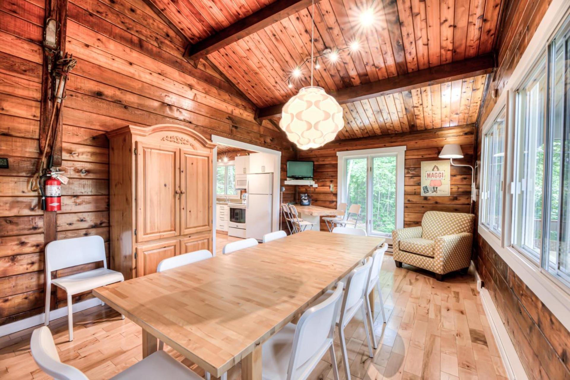 Domaine Chalets Des Pins Rawdon Exterior foto
